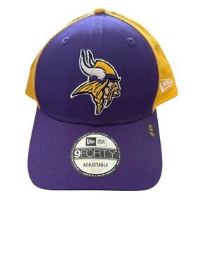 Minnesota Vikings New Era 9FORTY Adjustable Hat Purple & Gold NFL Cap